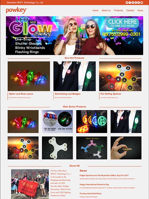 LED舞臺燈光,led燈具外貿網站設計