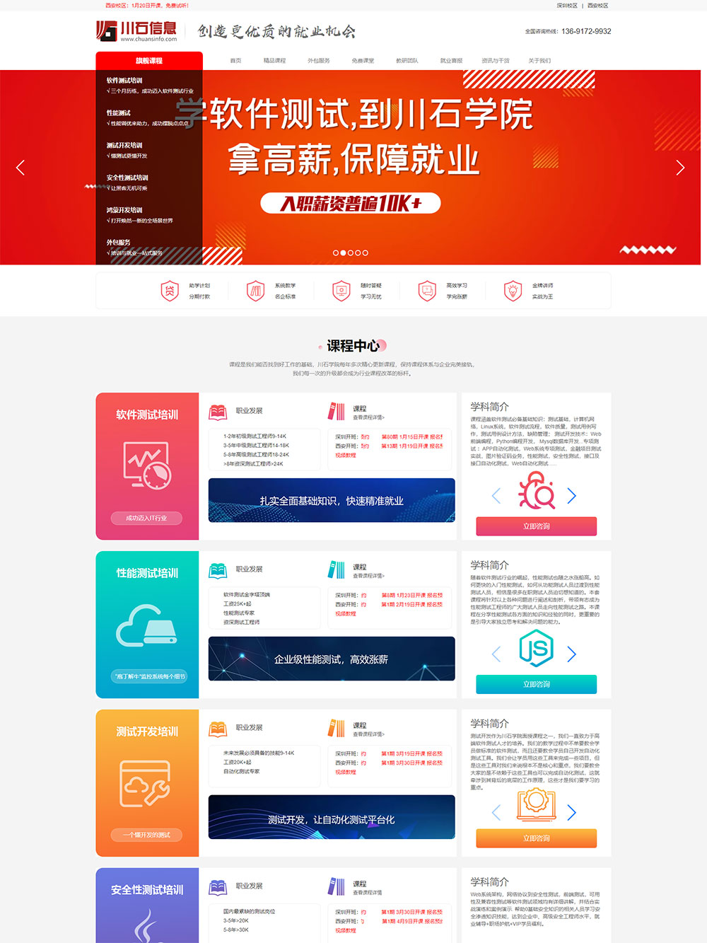 軟件測試培訓(xùn)網(wǎng)站建設(shè)